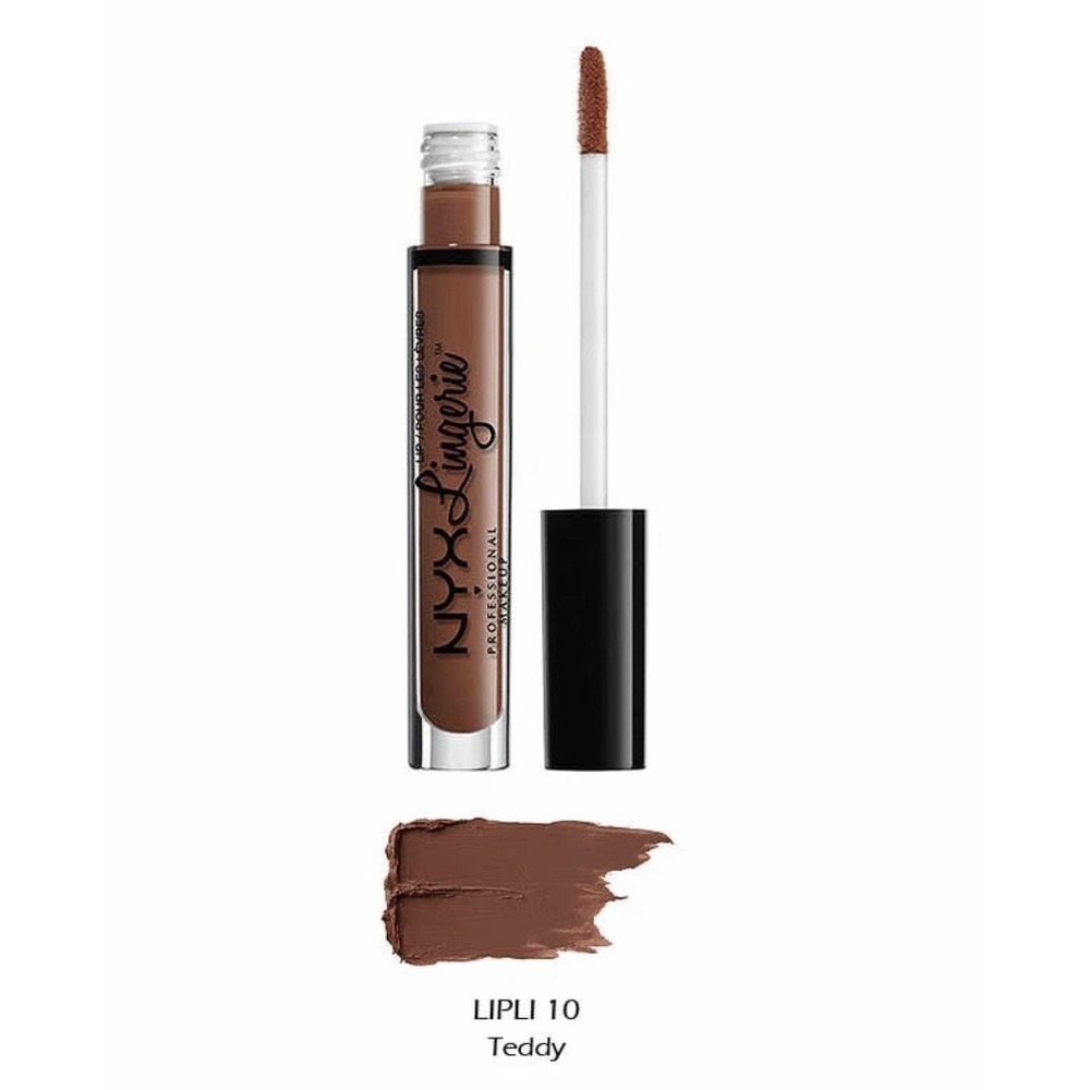 Set Of 3 NYX Lip Lingerie Liquid Lipstick TEDDY LIPLI10 -NEW/Sealed/Discontinued